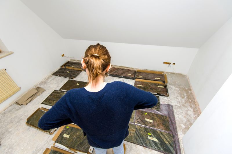 Slate Tile Floor Repair detail
