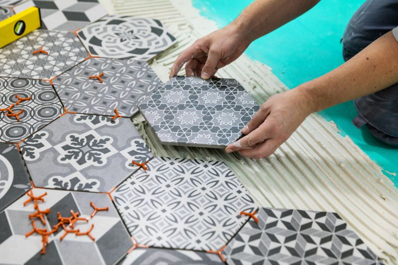Custom Patterned Tile Work